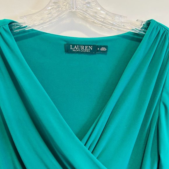 Ralph Lauren Emerald Green Work Dress - Picture 2 of 3